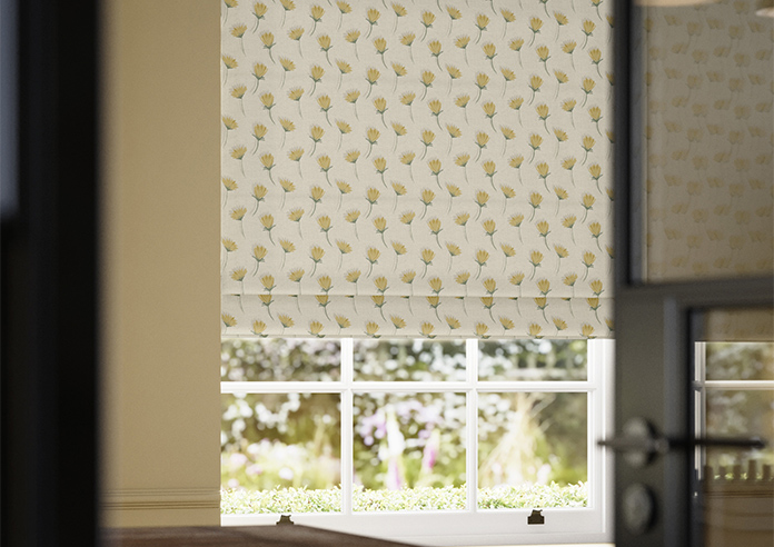 Emily Bond Cornflower, Yellow - Twist&Fit Roman Blind - Image 5